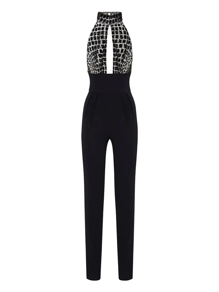 ELISABETTA FRANCHI Tuta Donna TU06257E2 110 Nero