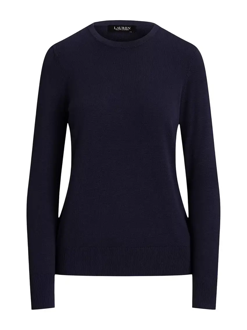 LAUREN RALPH LAUREN Maglia Donna SHAVONNE-LONG SLEEVE-PULLOVER 200919114 004 LAUREN NAVY