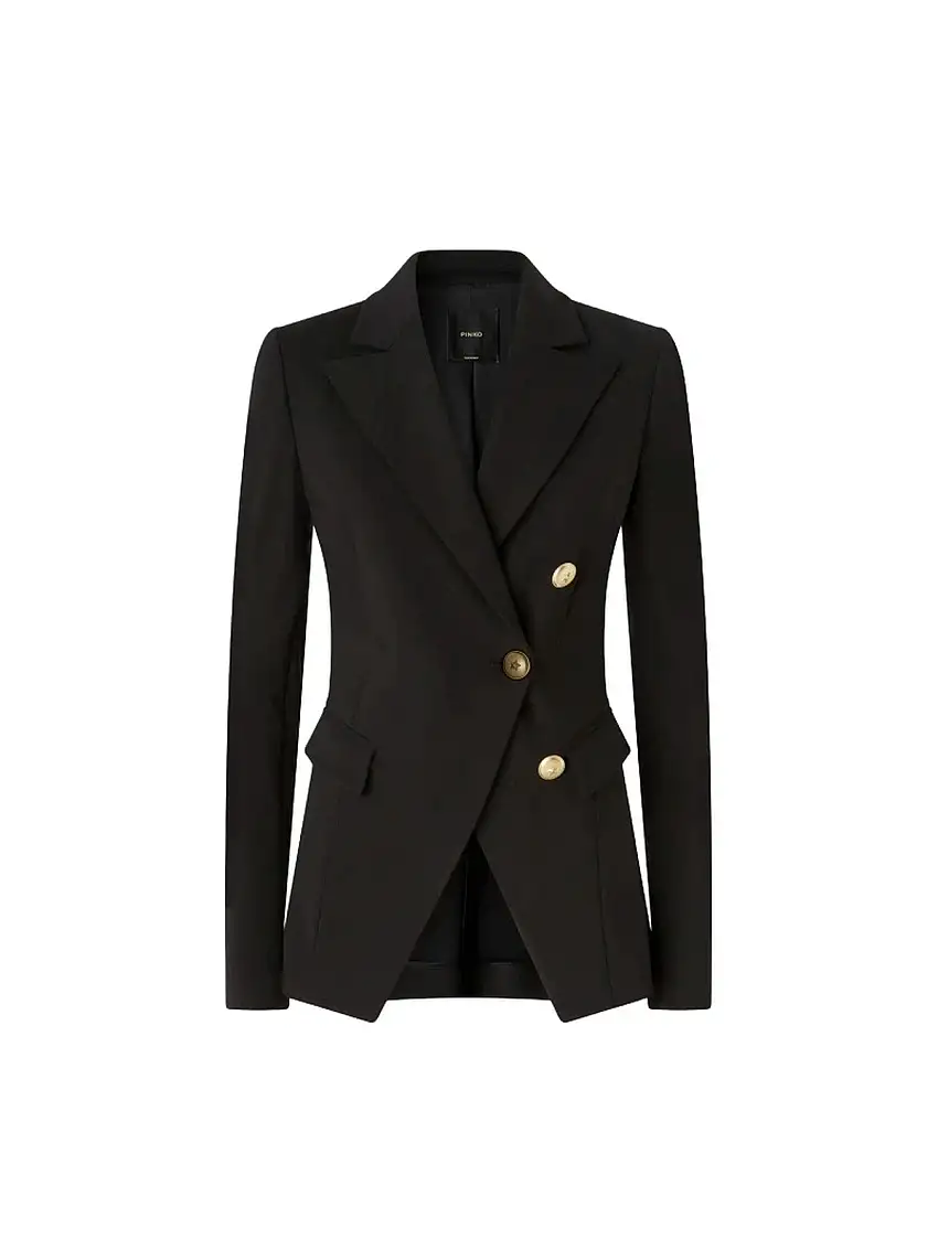 Giacche Donna Pinko - Blazer in punto stoffa - Nero