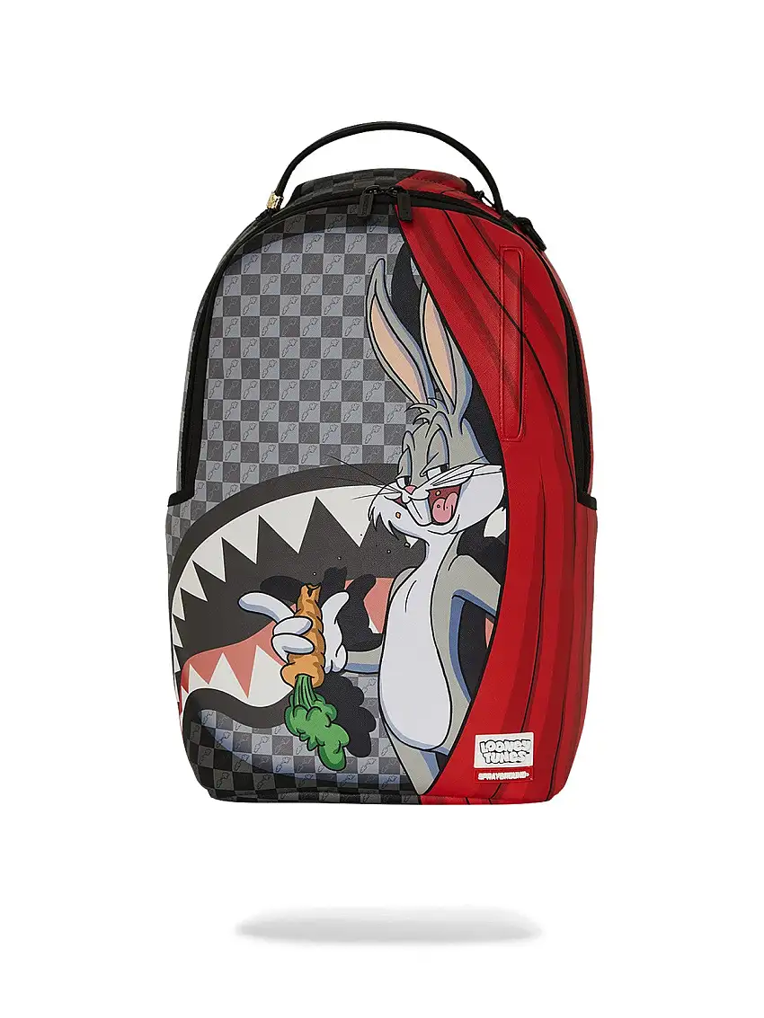 SPRAYGROUND Men's Backpack BUGS CURTAIN REVEAL DLXSV BACKPACK 910B7343NSZ GREY
