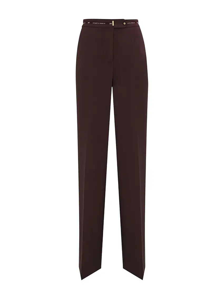 ELISABETTA FRANCHI Women's Trousers PA10356E2 EA4 MERLOT