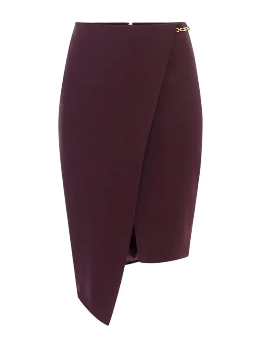 ELISABETTA FRANCHI Women's Skirt GO13556E2 EA4 MERLOT