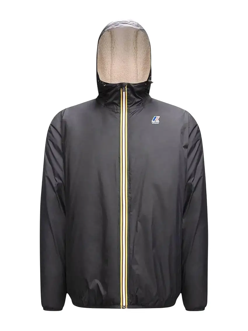 K-WAY Giubbino Uomo LE VRAI 4.0 CLAUDE ORSETTO K21515W USY BLACK PURE