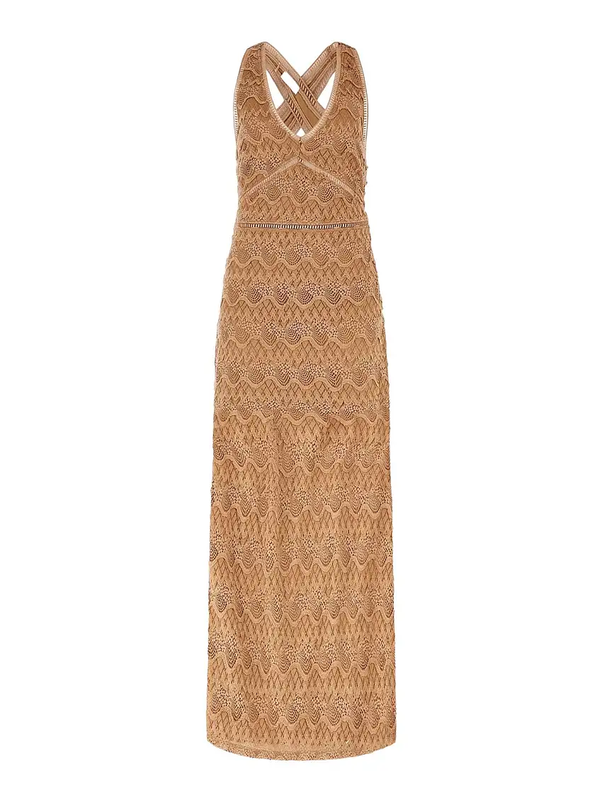 GUESS Abito Donna W3GK27 KBPQ0 A106 Beige