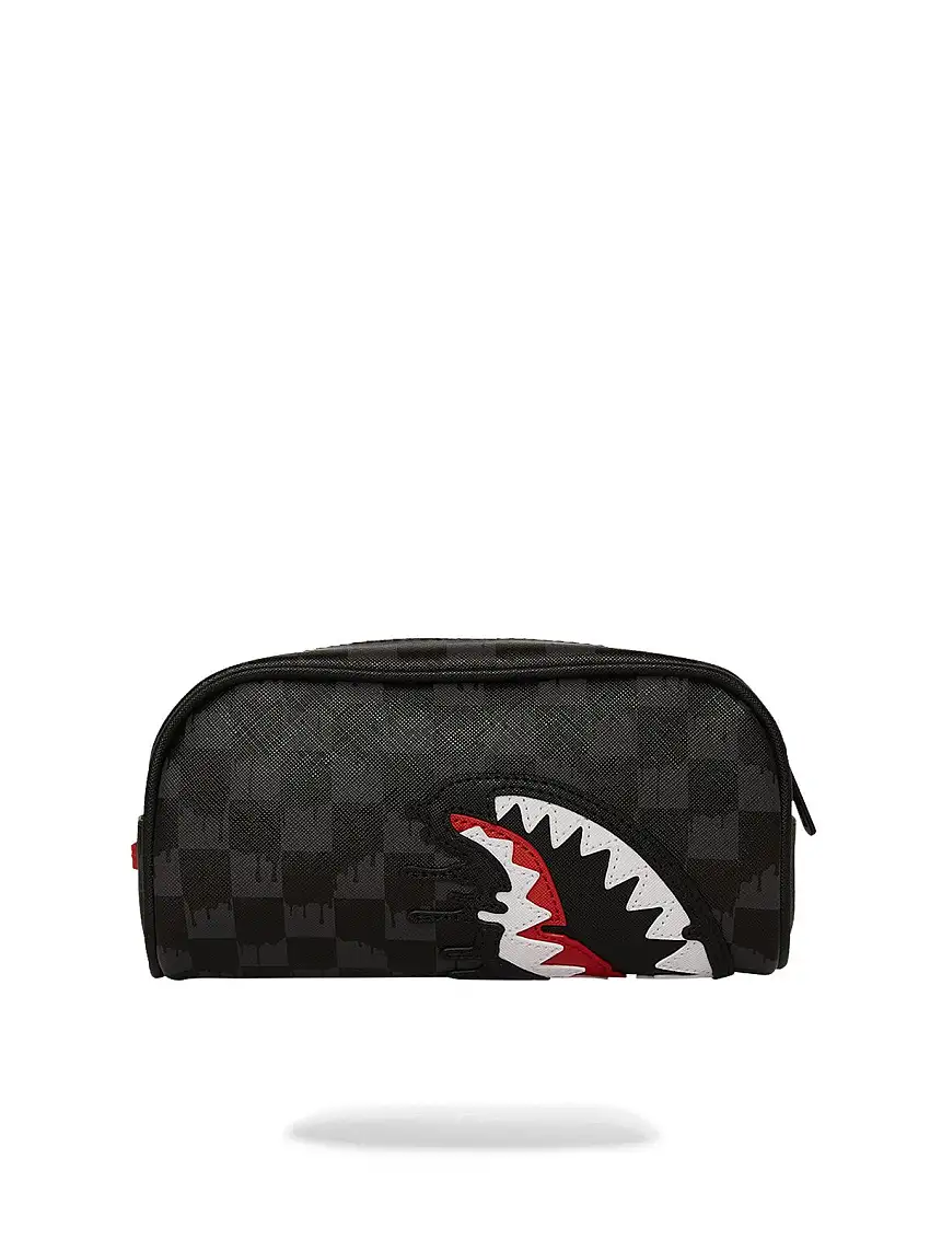 SPRAYGROUND Clutch Unisex adult DRIPPING SHARKS IN PARIS POUCH 910B7972NSZ Black