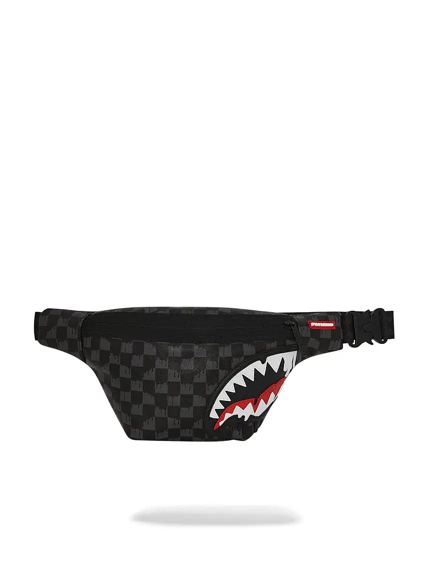 SPRAYGROUND Men's Bum Bag DRIPPING SHARKS IN PARIS SAVVY CROSSBODY 910B7971NSZ Black