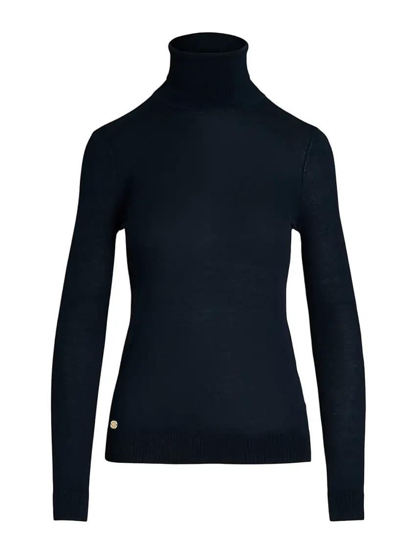 LAUREN RALPH LAUREN Maglione dolcevita Donna ZOE-LONG SLEEVE-PULLOVER 200940470 002 LAUREN NAVY