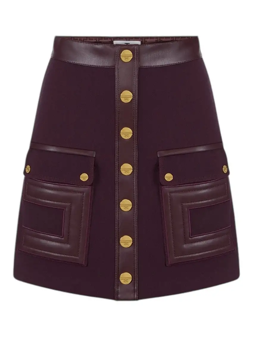 ELISABETTA FRANCHI Gonna Donna GO12057E2 EA4 MERLOT