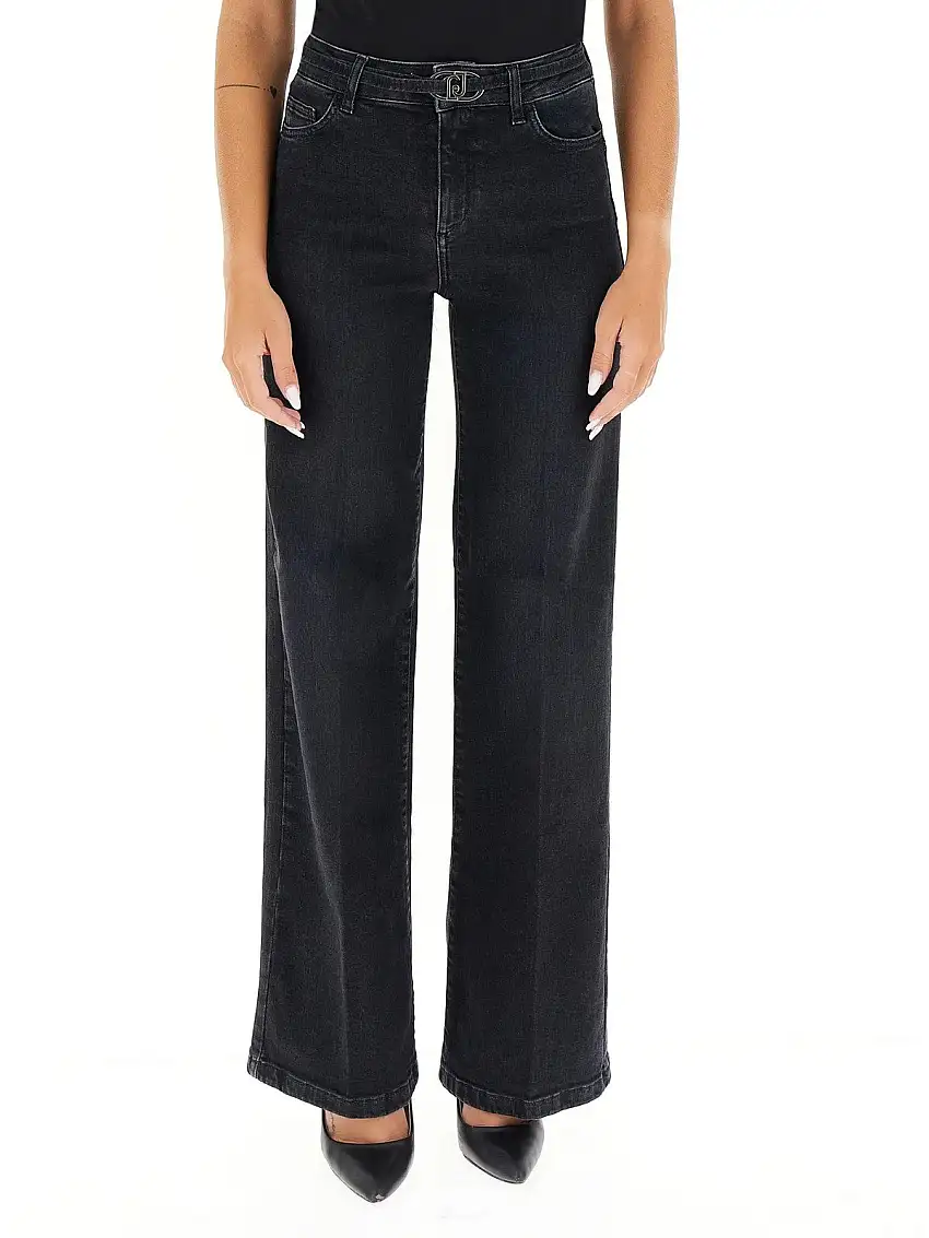 Jeans Donna Liu Jo - B.up Good Flare - Nero