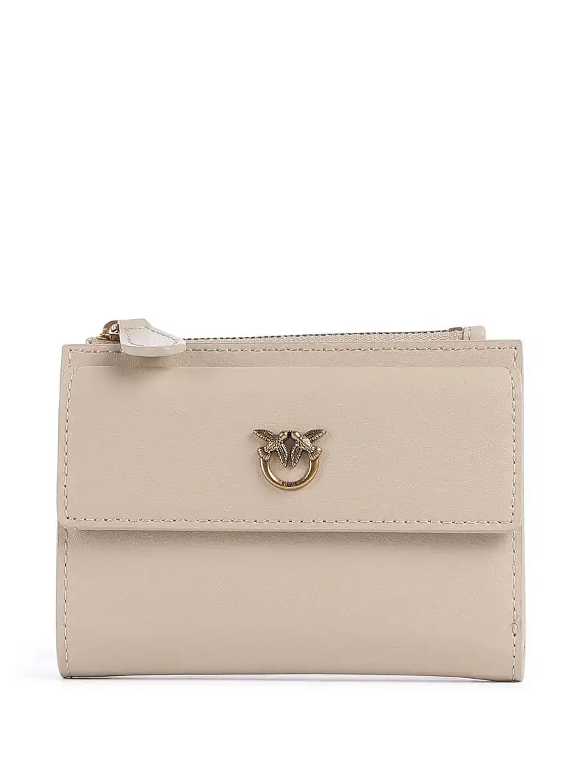 Portafogli Donna Pinko - Portafoglio Compatto - Beige