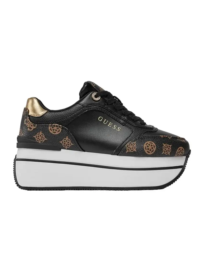 GUESS Sneaker Donna Camrio4 FLPCM4 FAL12 BLKBR Nero
