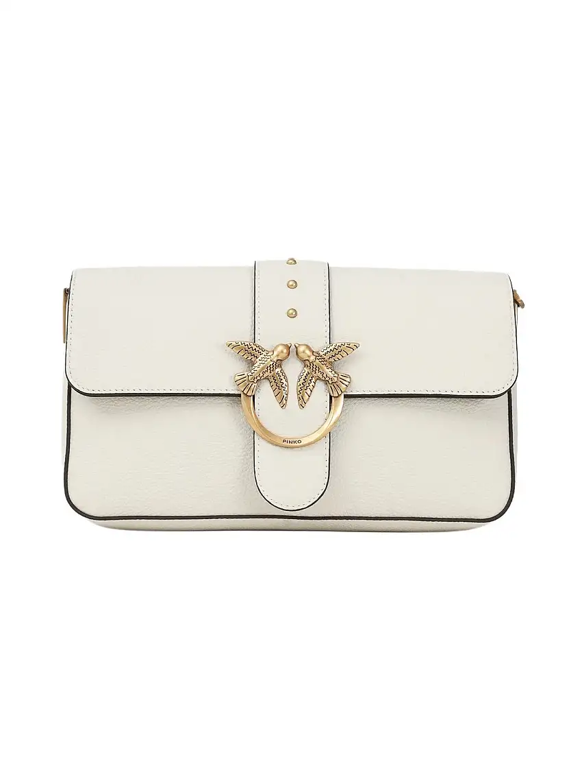 Borse a tracolla Donna Pinko - Borsa Love One Classic Slouchy - Bianco