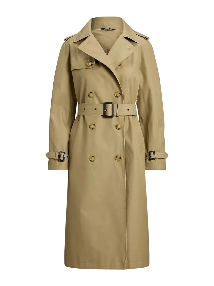 LAUREN RALPH LAUREN Trench Donna BL DB W NS44-LINED-COAT 297951259 003 BIRCH TAN
