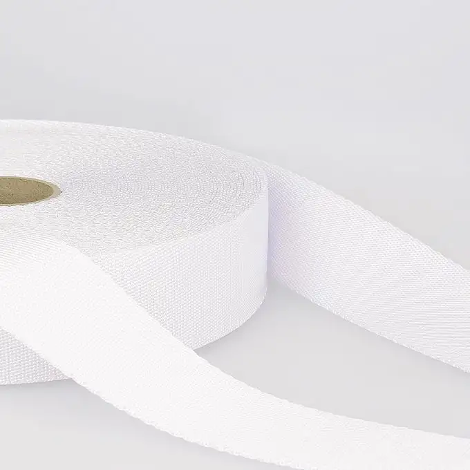 Cinghia poliestere 15mm bianco