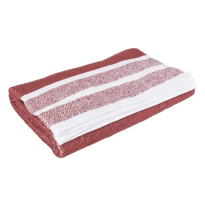 Asciugamano da doccia bordeaux a blocchi di colore