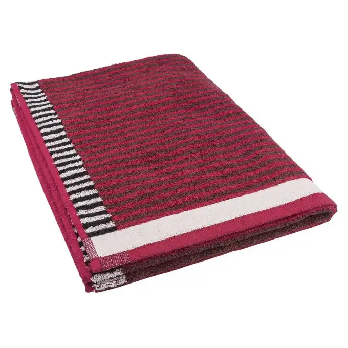 Asciugamano righe rosse