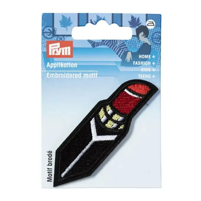 Adesivo termoadesivo rossetto