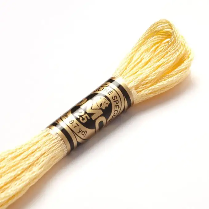 Filato mouliné da ricamo tonalità gialle/arancioni COL 745