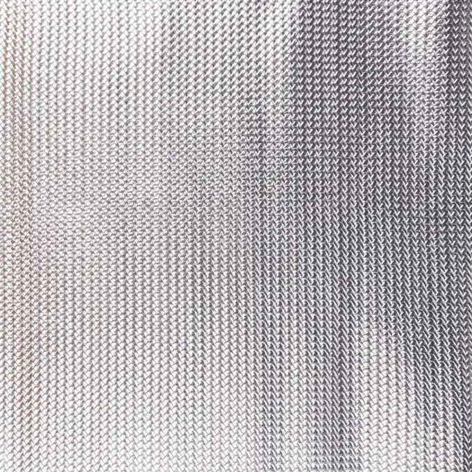 Similpelle intrecciata argento