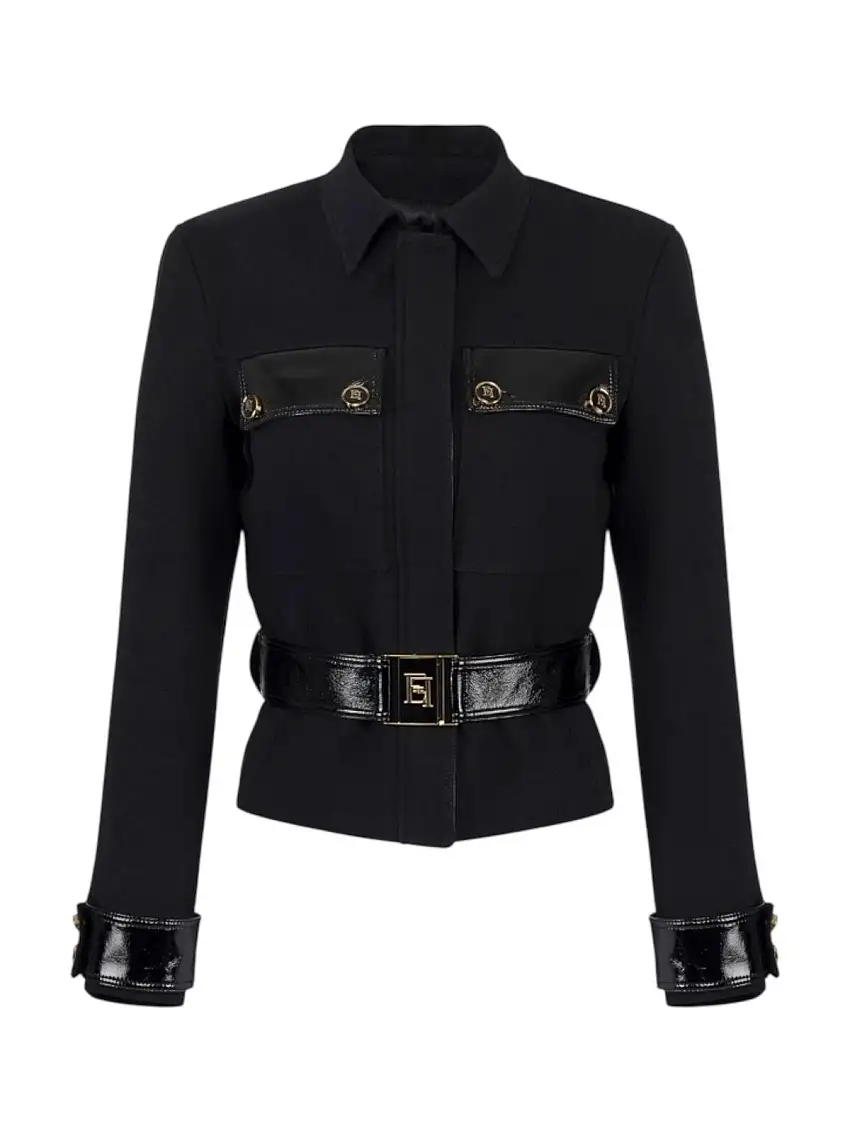 ELISABETTA FRANCHI Women's Jacket GB00356E2 110 Black