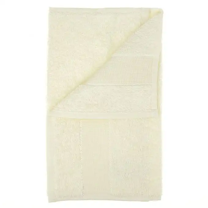 Asciugamano ospite da ricamare ecru