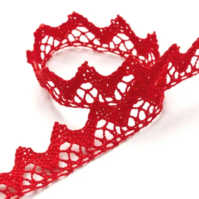 Nastro pizzo 20mm - Rosso