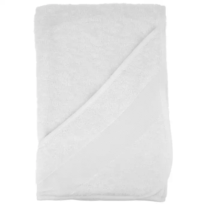 Asciugamano con cappuccio per bambino bianco