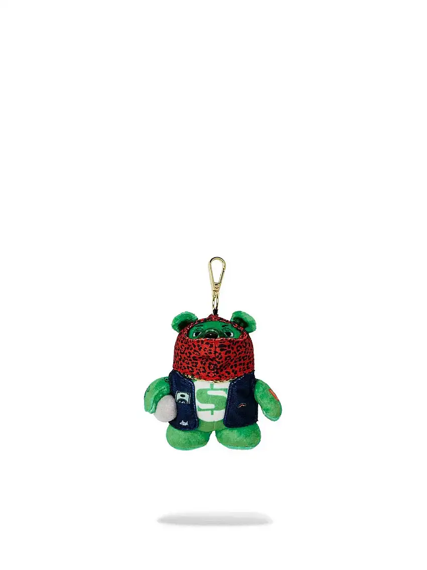 SPRAYGROUND Portachiavi Uomo SKI MASK BEAR KEYCHAIN 910K0610NSZ Nero