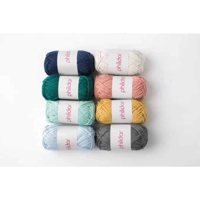 Sacchetto di 8 mini gomitoli - colore tendenza