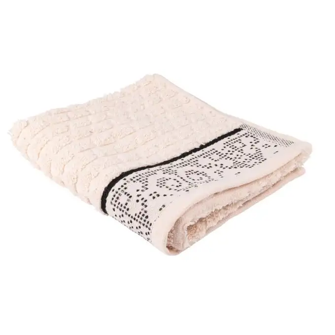 Asciugamano ospite mattone crema