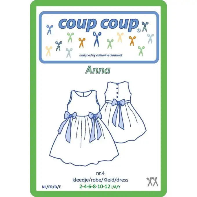 Modello abito bambina Anna