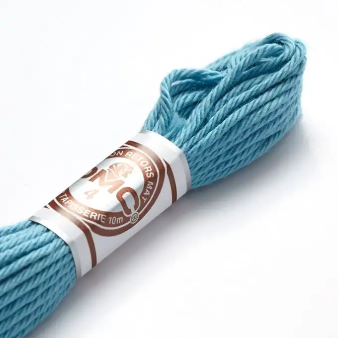 Filo da ricamo ritorto opaco blu - COL 2807