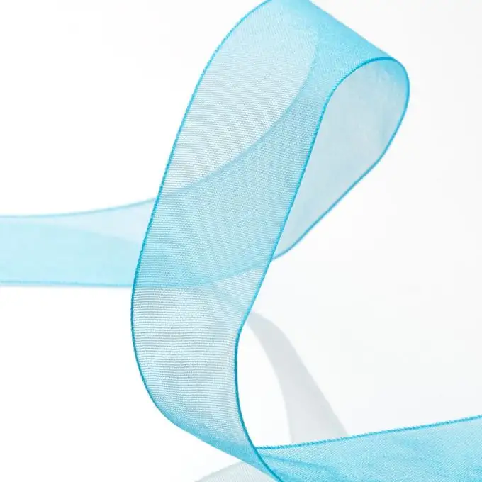 Nastro organza turchese
