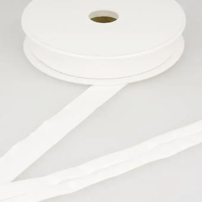 Banda jersey viscosa elasticizzata 20mm bianco