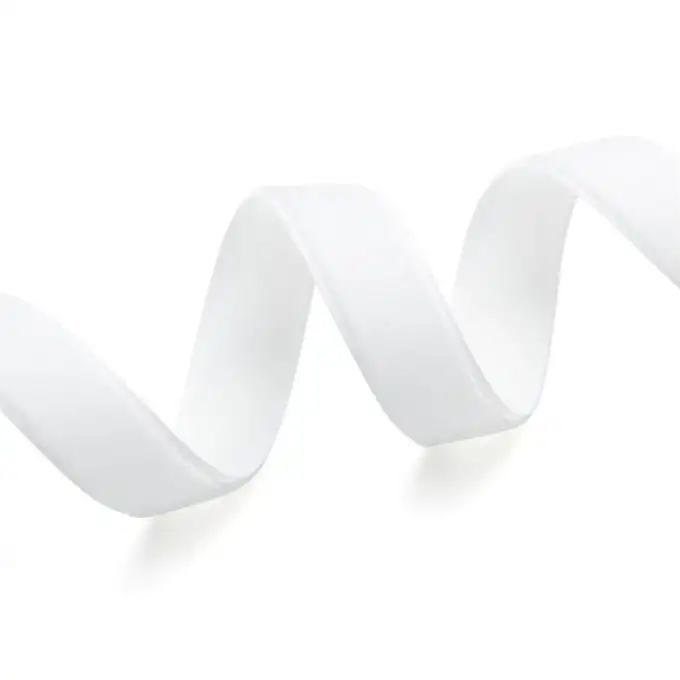 Nastro velluto bianco