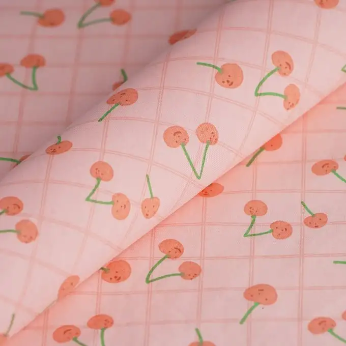 Popeline cotone rosa ciliegie