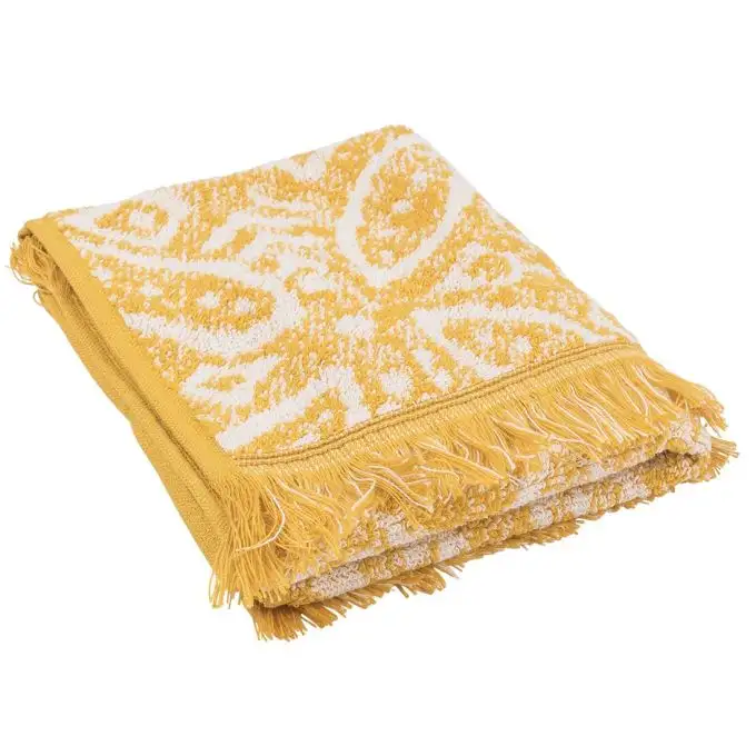 Asciugamano ospite Échappée giallo