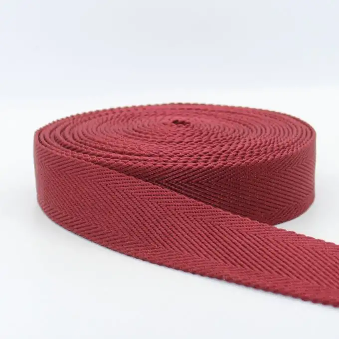 Nastro cinghia spesso 40mm bordeaux