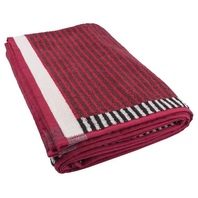 Asciugamano doccia righe rosse