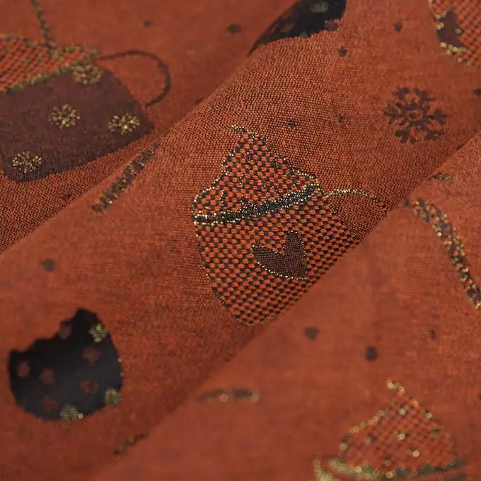 Jacquard cioccolato caldo rosso