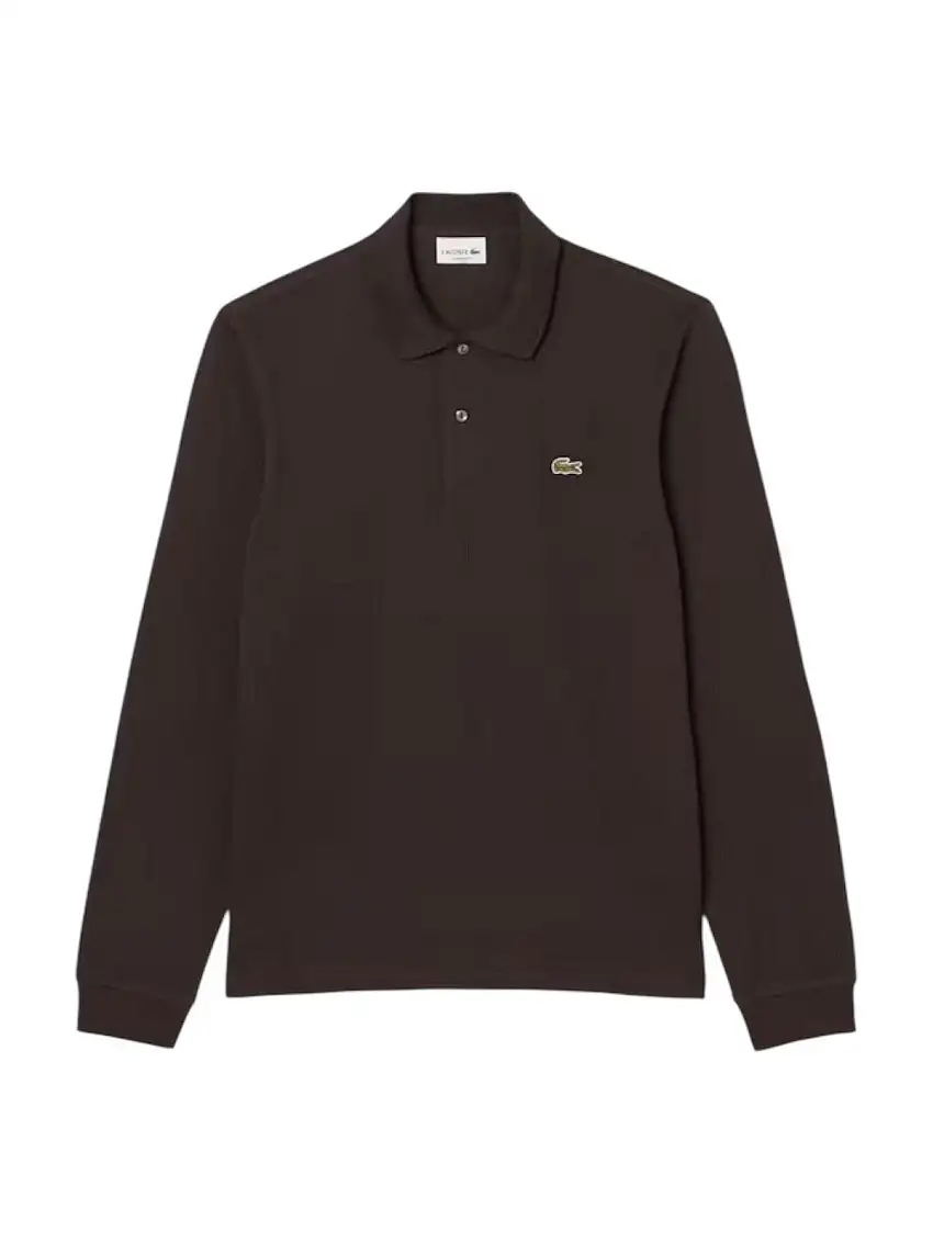 LACOSTE Men's Polo Shirt L1312 SKB Brown