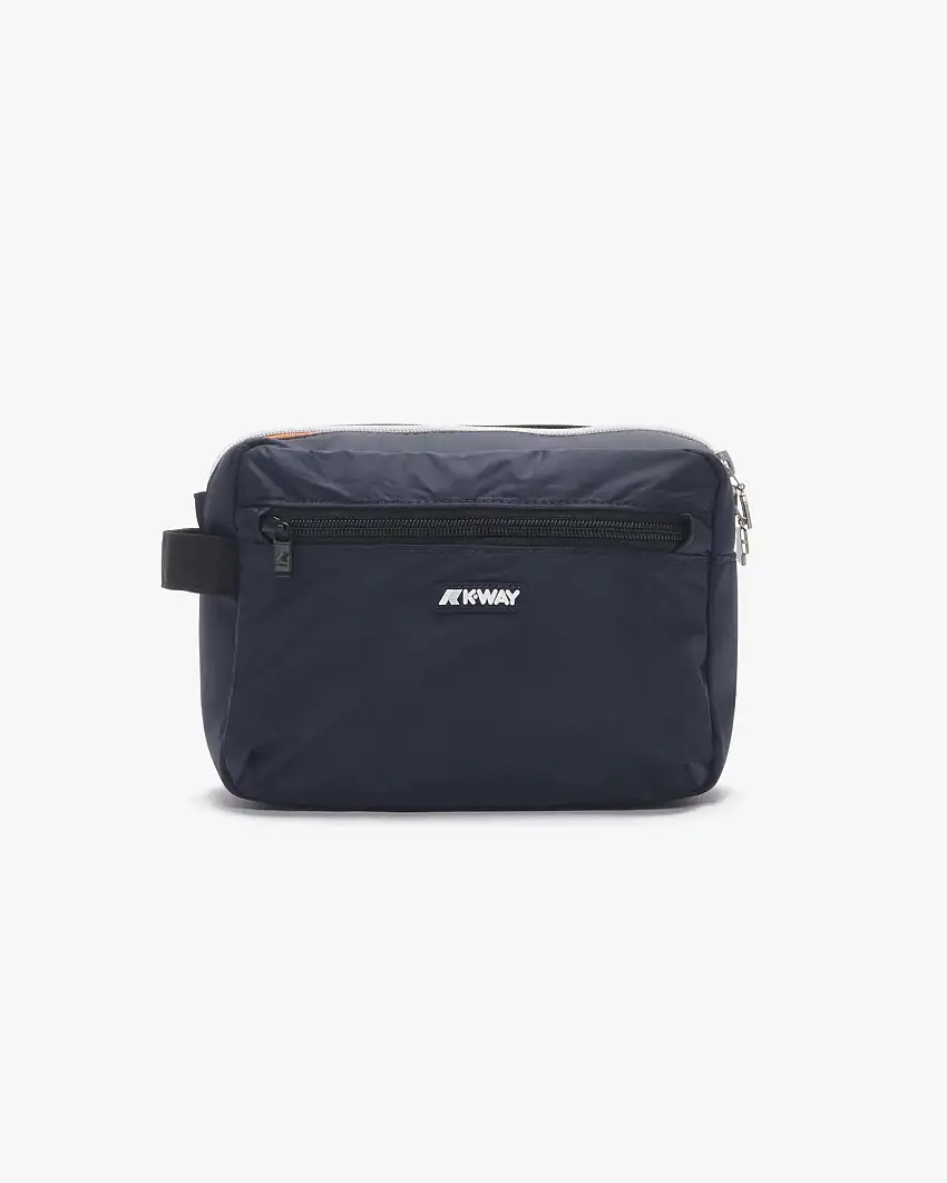 Beauty case K-way Demu blu in nylon impermeabile