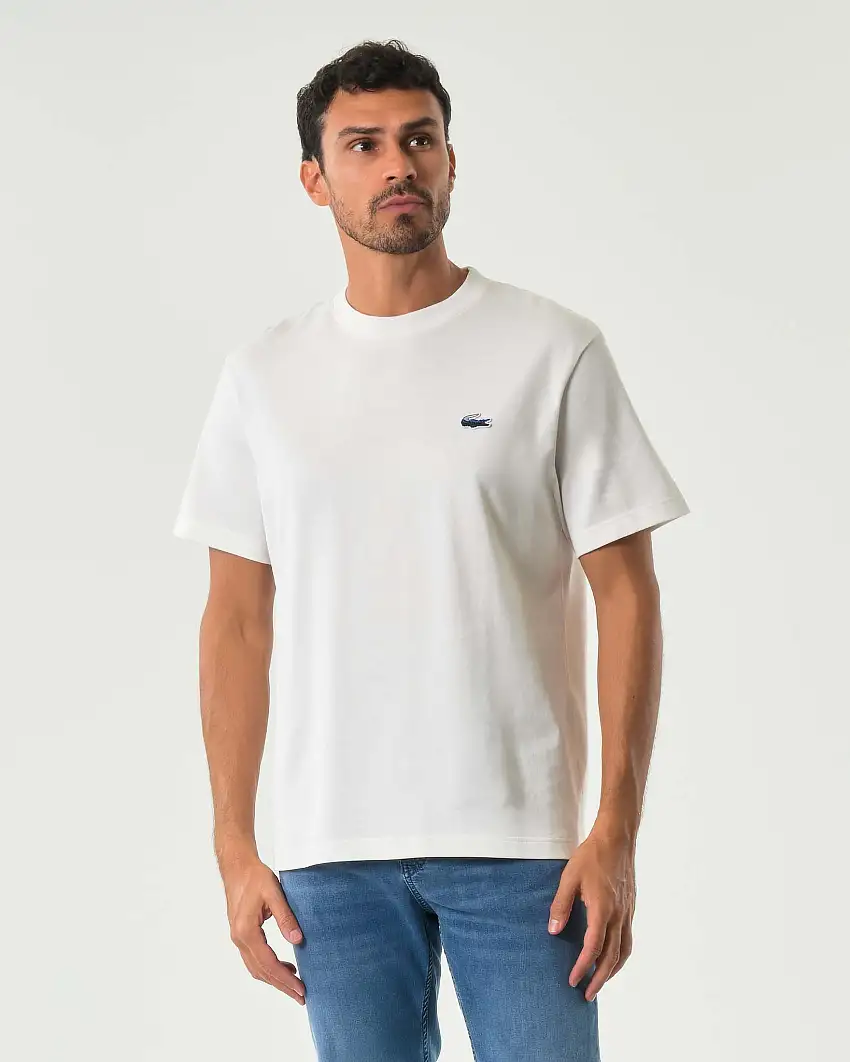T-shirt Lacoste classic-fit con logo coccodrillo multicolor
