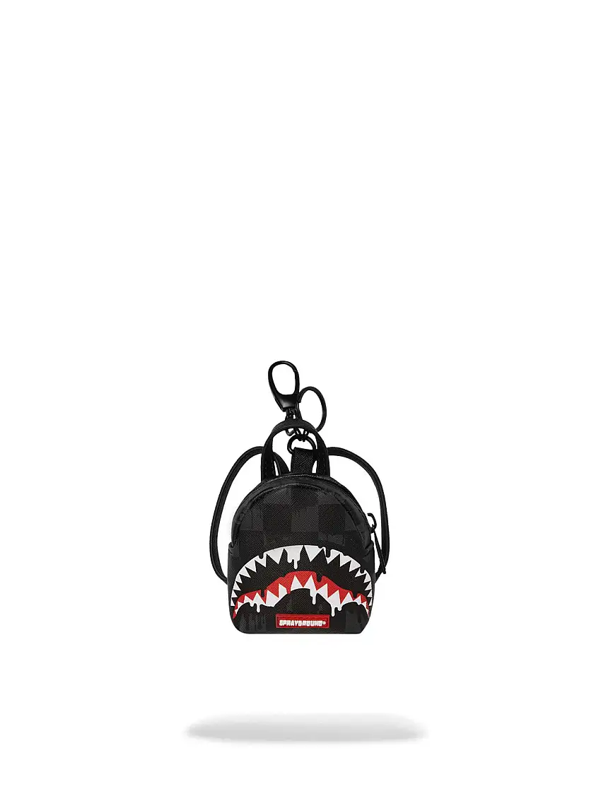 SPRAYGROUND Keychain Unisex adult DRIPPING SHARKS IN PARIS KEYCHAIN ​​910K7973NSZ Black