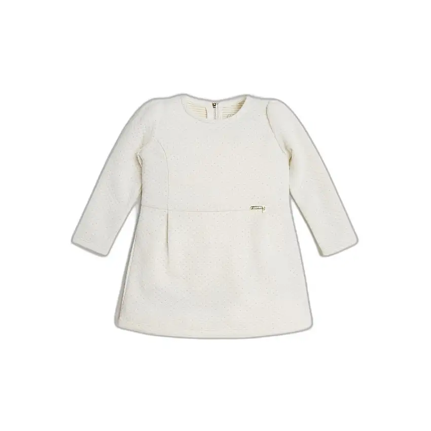 Abito bambina a maniche lunghe in maglia Guess Lurex Jacquard