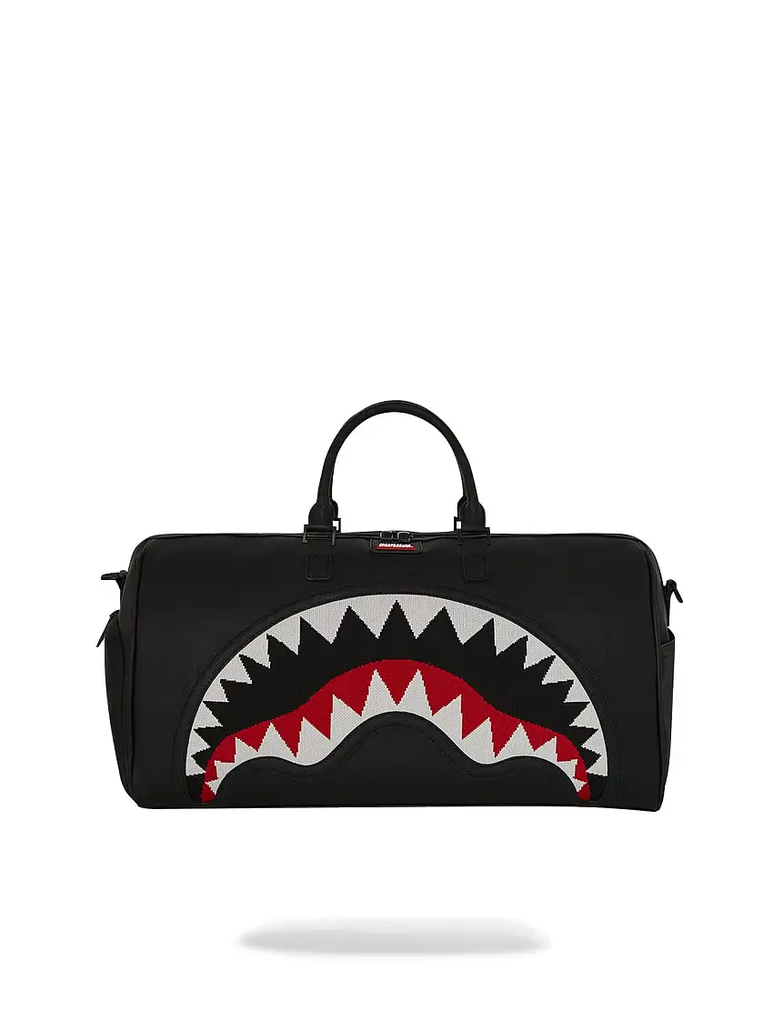 SPRAYGROUND Men's Duffel Bag FLY KNIT MOUTH DUFFLE 910D8025NSZ Black