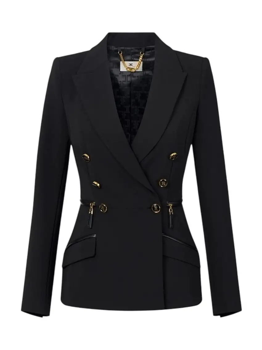 ELISABETTA FRANCHI Giacca Donna GI17256E2 110 Nero