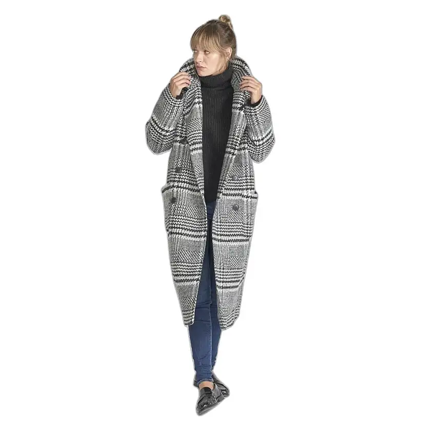 Cappotto donna in pied-de-poule Le Temps des cerises Darlene