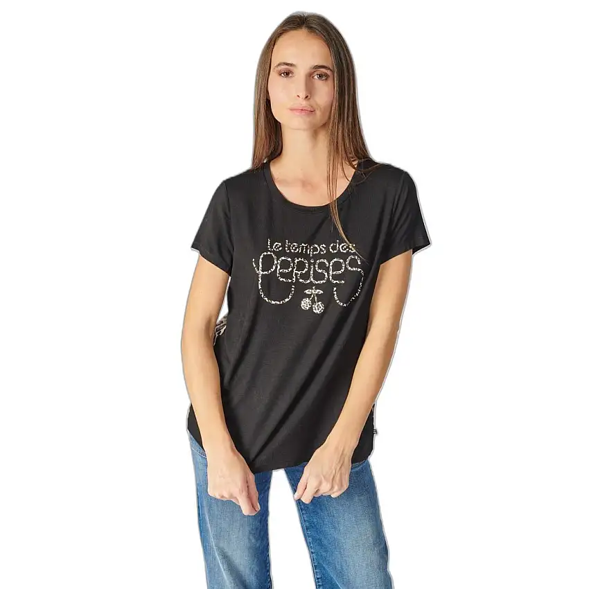 T-shirt bimateriale da donna Le Temps des cerises Zephi