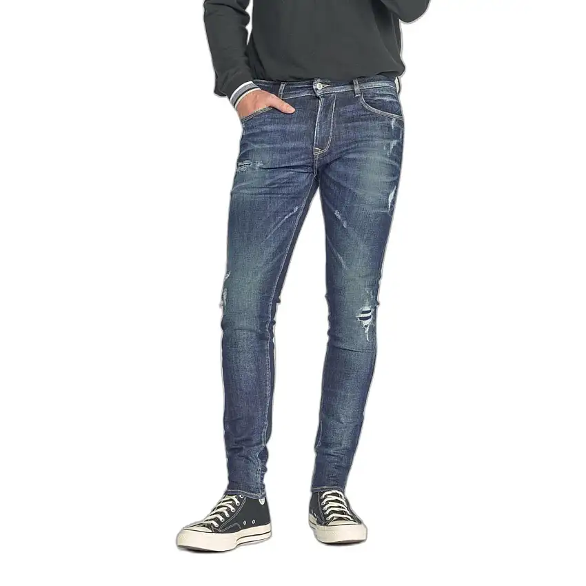 Jeans 7/8 skinny Le Temps des cerises Power Destroy N°1